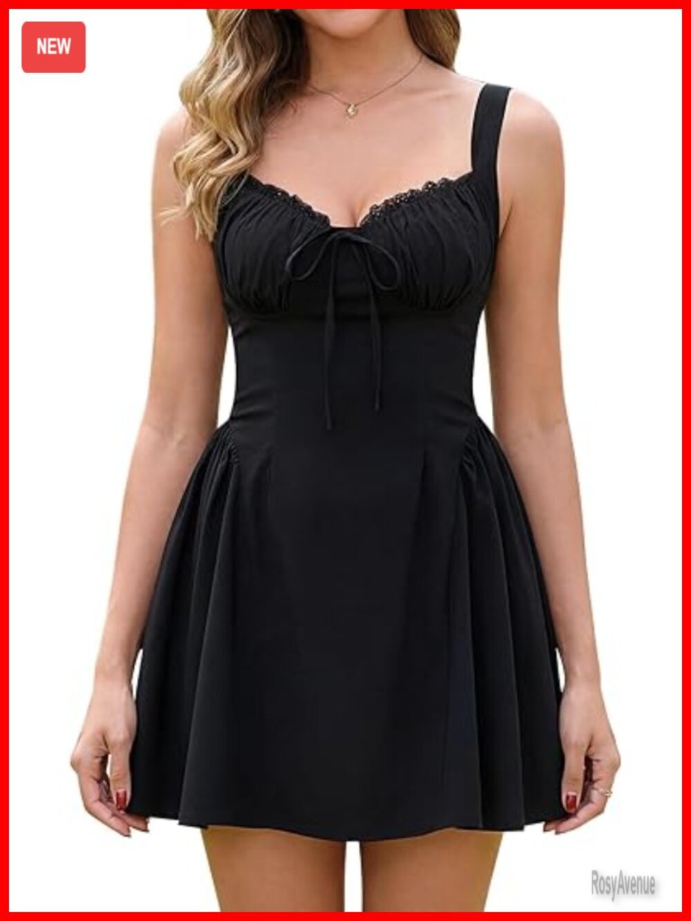 Lace Corset Mini Dress Flowy A Line Cute Short Graduation Dress